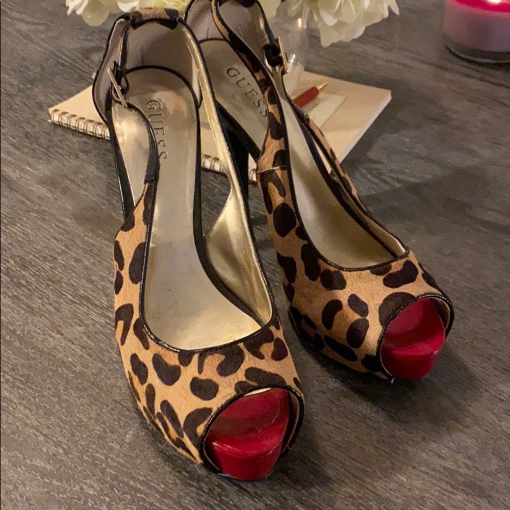 Guess Leopard Heels